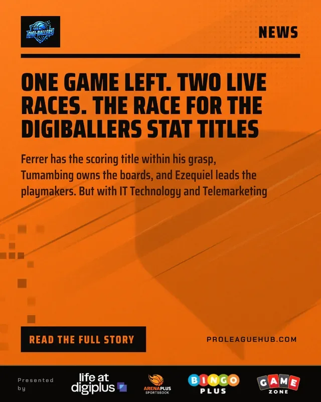 News cover card: One Game Left. Two Live Races.